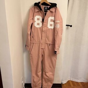 GSOU SNOW One-Piece Pink Ski Snow Suit